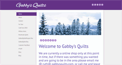 Desktop Screenshot of gabbysquilts.com